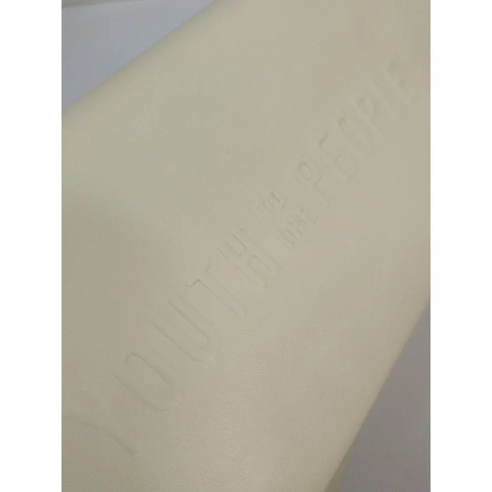 NWOT!😍Youth To The People Makeup Travel Bag Cosmetic Clutch Beige Expandable!